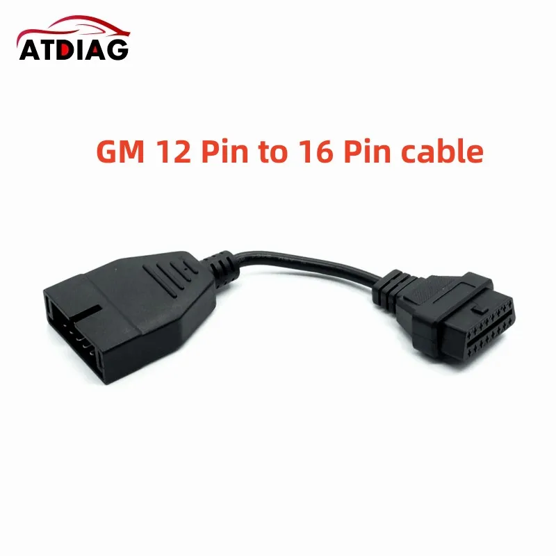 

Для GM 12-контактный OBDII OBD 2 Автоматический диагностический разъем Кабель-адаптер GM12 на 16-контактный кабель Для автомобилей GM Адаптер автоматического сканера Лучший