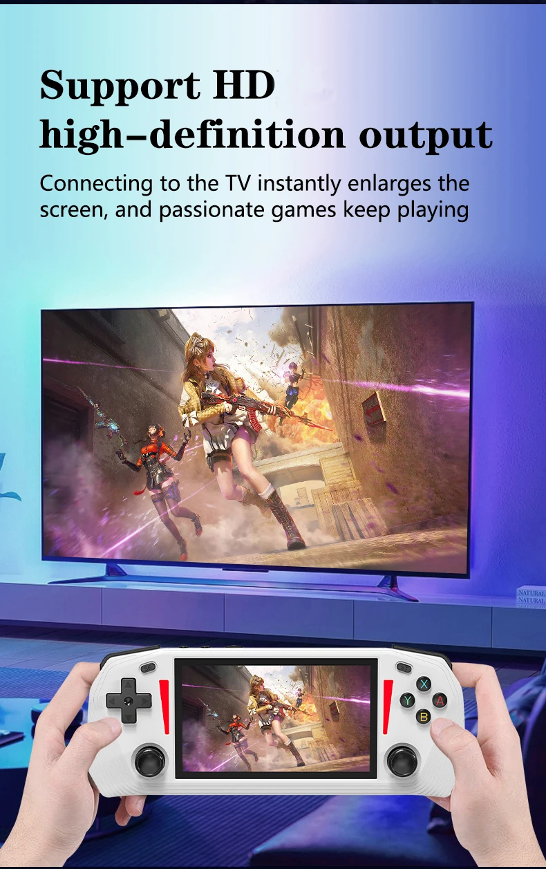 Retro Handheld Game Console Portable Arcade Gaming Player_voghion.com