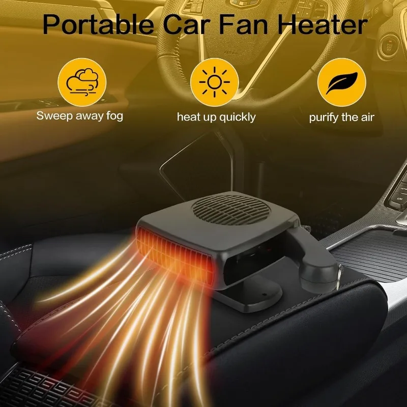 

Multifunctional Portable Electric Car Heater Defroster Demister Windshield Defroster