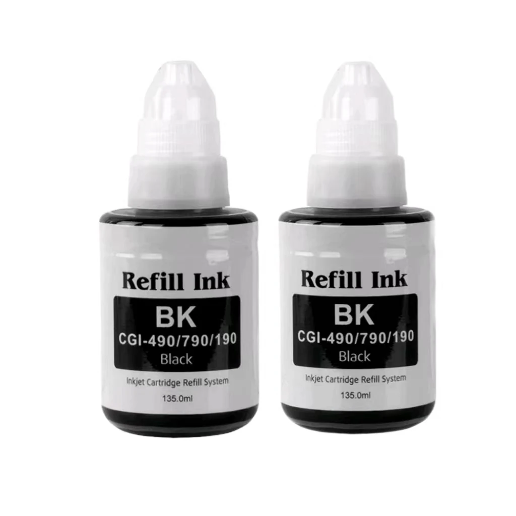 Bottled Ink GI-490 GI-790 GI-190 Ink Refill For Canon G1100 G2100 G3100 G1110 G1111 G2110 G2111 G3110 G3111 G4110 G4111 Printers