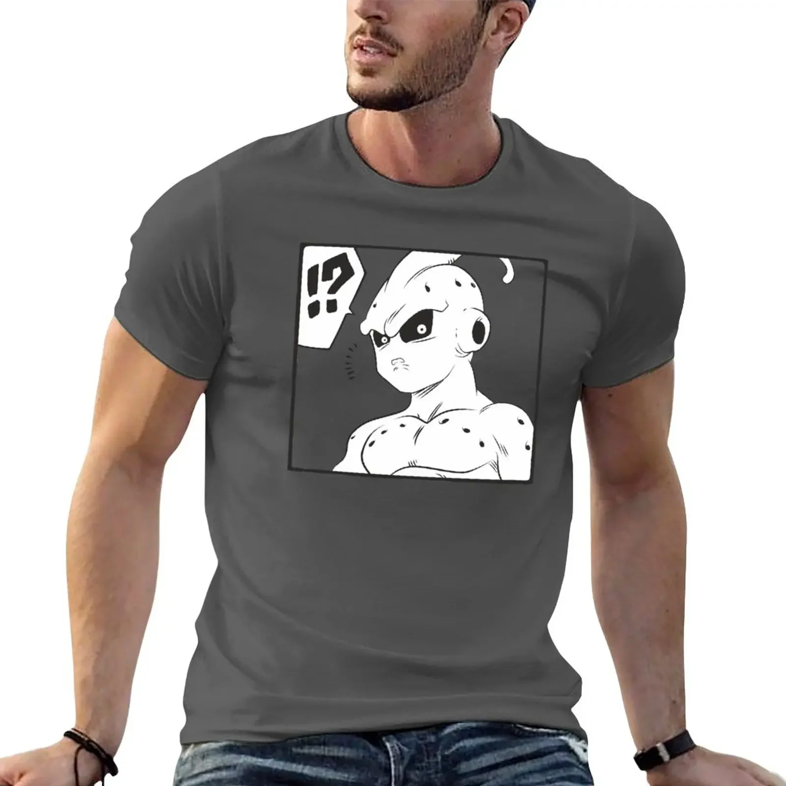 Summer Clothes Tee Shirt Graphics Men Clothes Kid Buu Manga Style T-Shirt Oversized Men Clothing Harajuku Funny Cotton New Top image 6