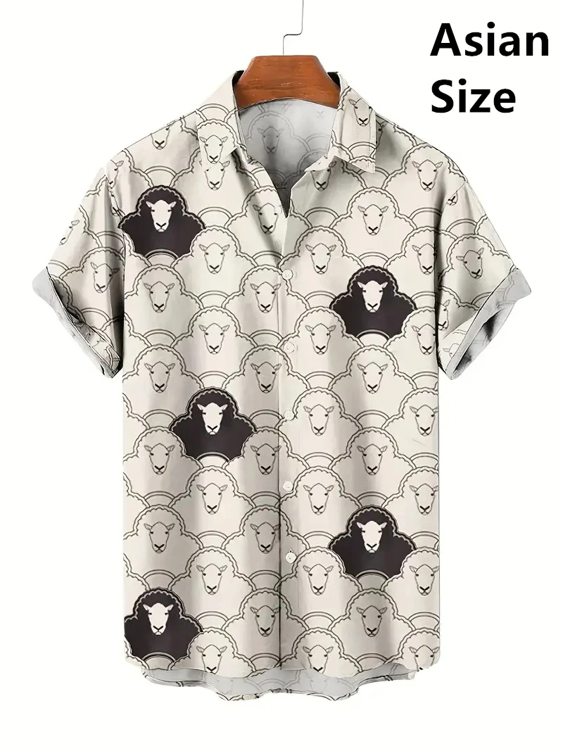 Dragon Tiger Graphic 3D Printed Men's Hawaiian Shirts Summer Chinese Style 2025 New Fashion Streetwear Oversized Women Blouses