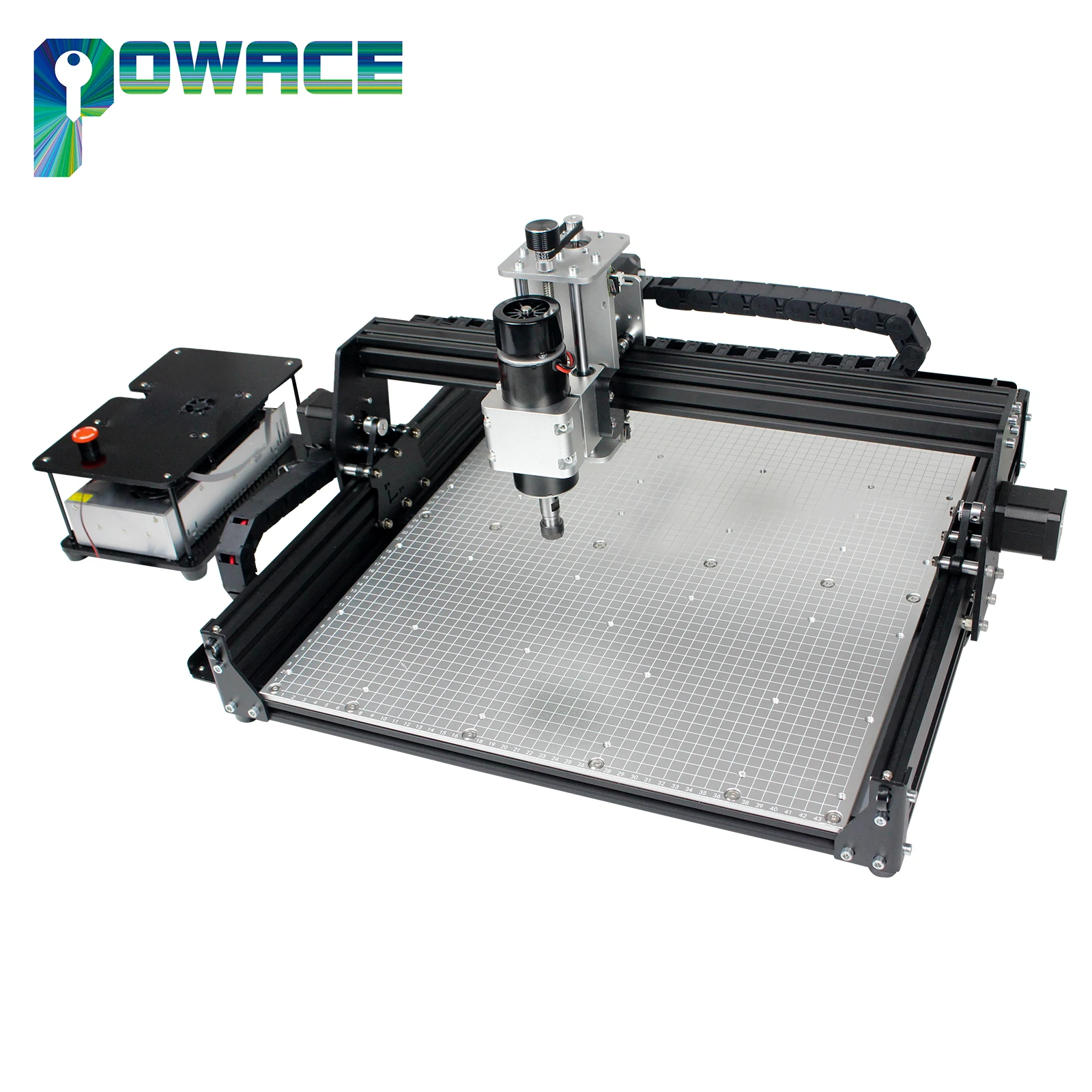 Imagem -02 - Máquina de Gravação de Mesa de Alumínio Cabeça de Laser Controlador Off-line ue Eixos Faça Você Mesmo Cnc 4540 500w 20w 40w