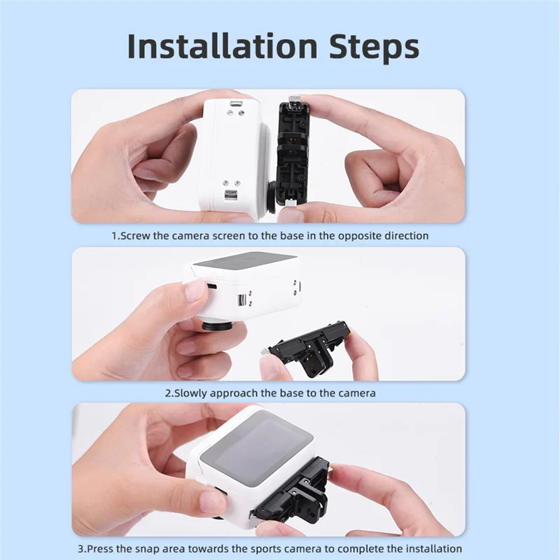 حامل محول مغناطيسي سريع الإصدار لكاميرا الإبهام Insta360 Go 3 / GO3S قاعدة شحن قابلة لإعادة الشحن-POS