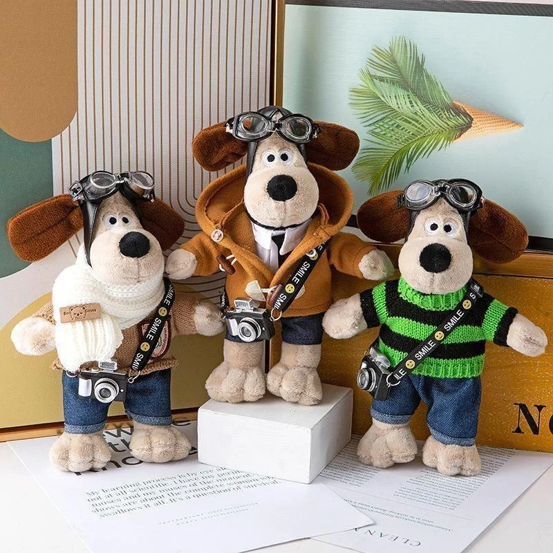 Pilot Bear Plush Toy Cute Aviator Stuffed Animal Doll Soft Plush Keychain Backpack Charm Gift For Boys Girls Birthday