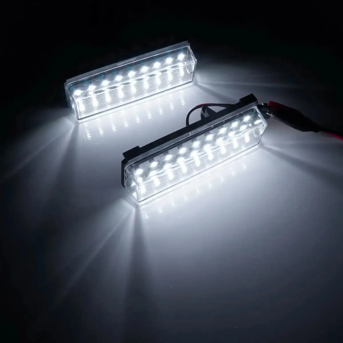 2x لمازدا MX-5 مياتا رودستر MK3 NC 2005-2015 LED رقم الترخيص لوحة ضوء لمبة مصباح 6000K زينون الأبيض