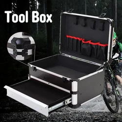 Aluminum Equipment Case Tool Box Suitcase Drawer Toolbox for Mechanics Electrician Storage Case Suitcase Portable Tool Organizer