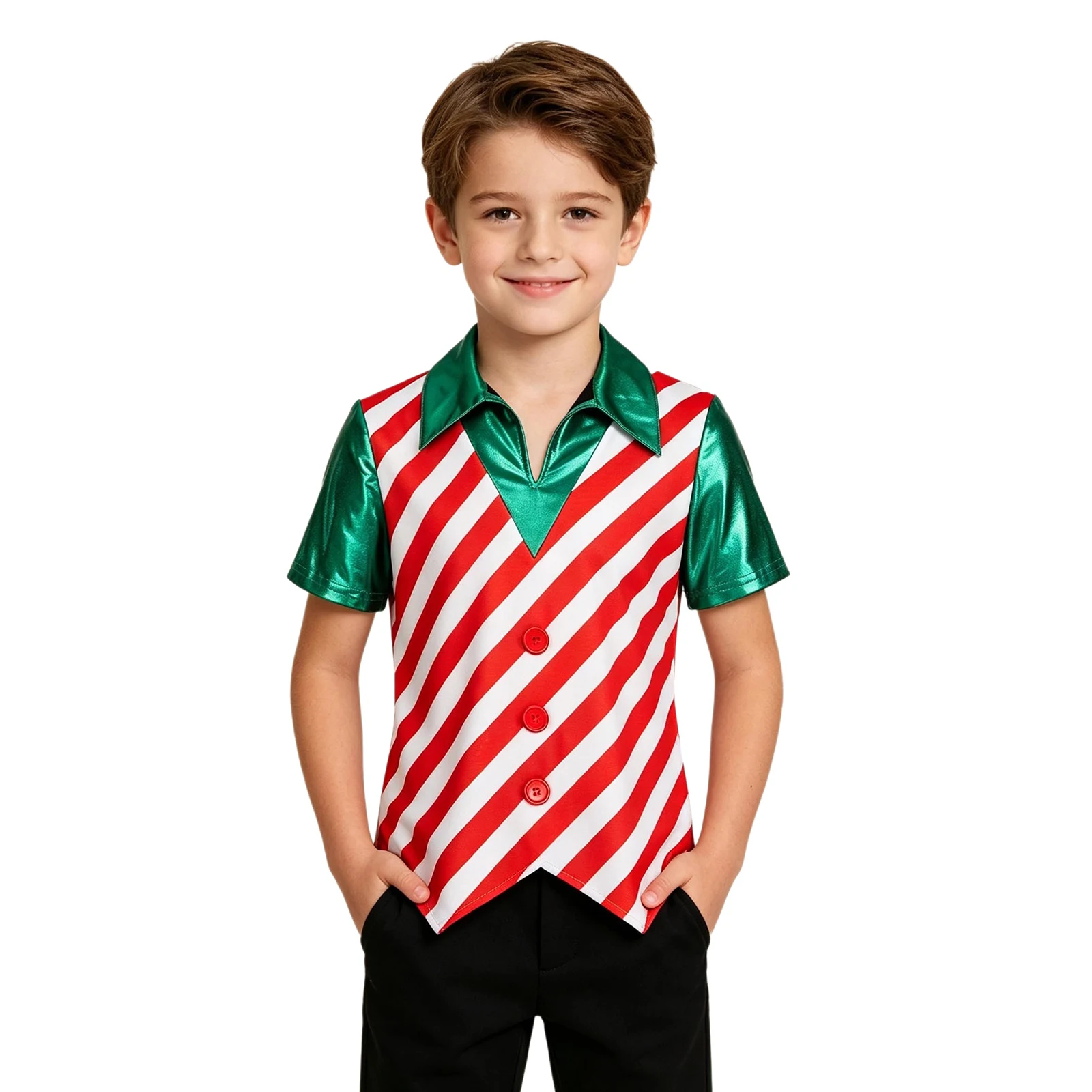 Kids Boys Metallic Striped Chr - Eve Party ulasan dan harga