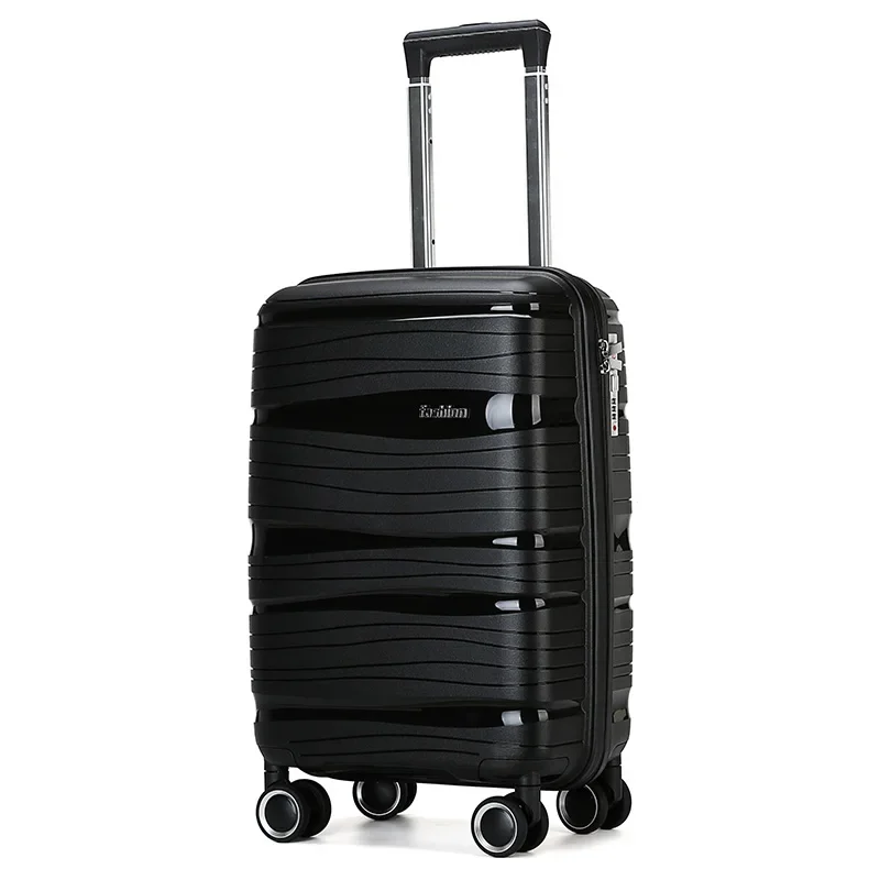 Mala de viagem com rodas, cabine de 20 polegadas, bagagem rolante, senha de estudante, mala de bagagem de alta capacidade de 24/28 polegadas