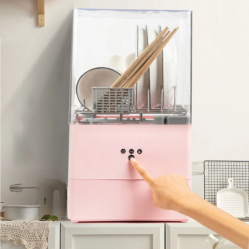 Dishwasher XWJ-03A 220V Mini Dishwasher Machine Countertop Portable Dishwasher Mini Automatic High Temperature Disinfection Dryi