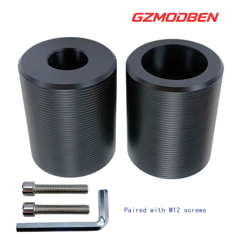 

GZMODBEN Harley Impact Rod End Slide, Rib, Suitable for Harley Travel Soft Sail Sports Car 1.25-inch Engine Cover Saddle Cover.