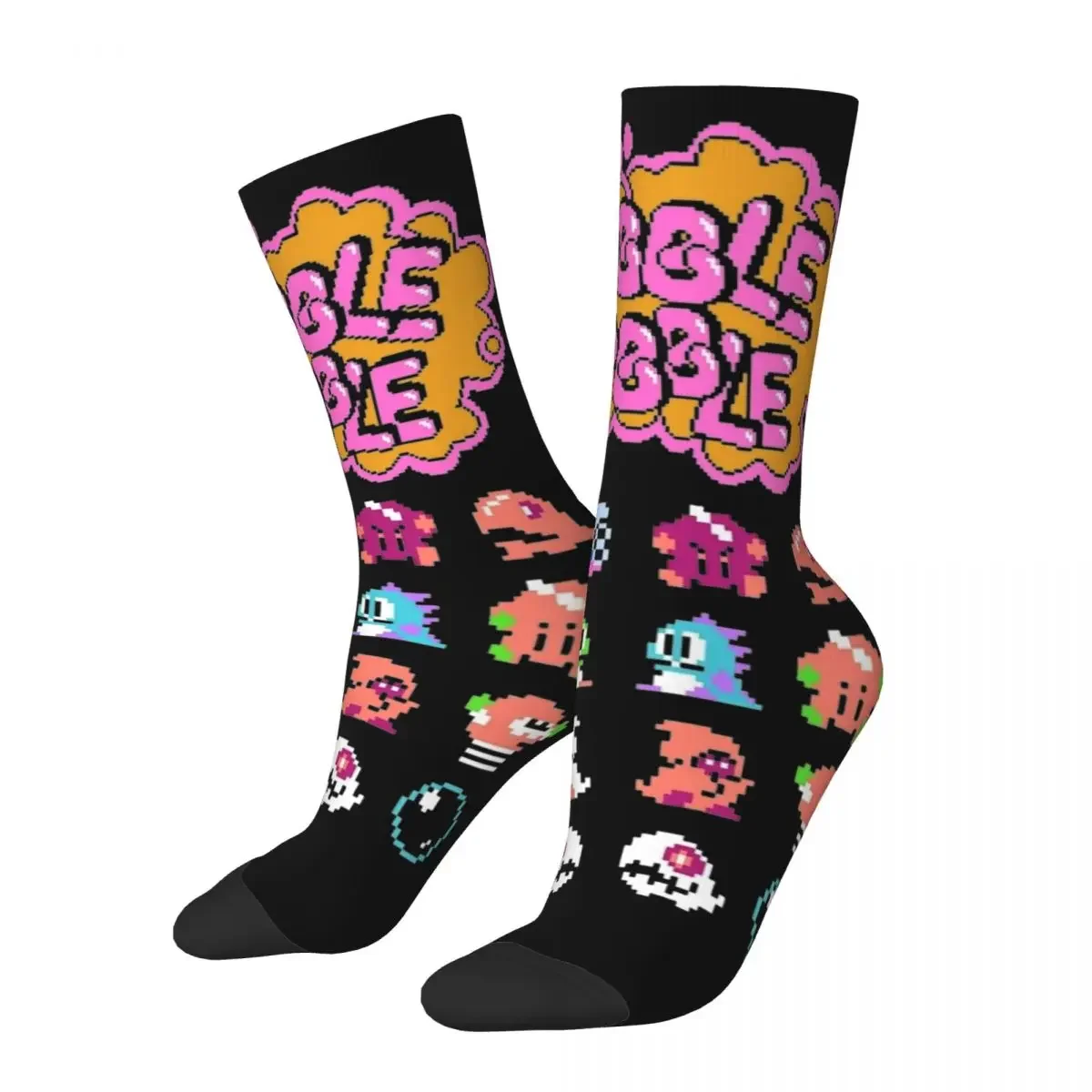 Bubble Bobble Socks Men Women Funny Happy Socks Crazy Spring Summer Autumn Winter Socks Gifts