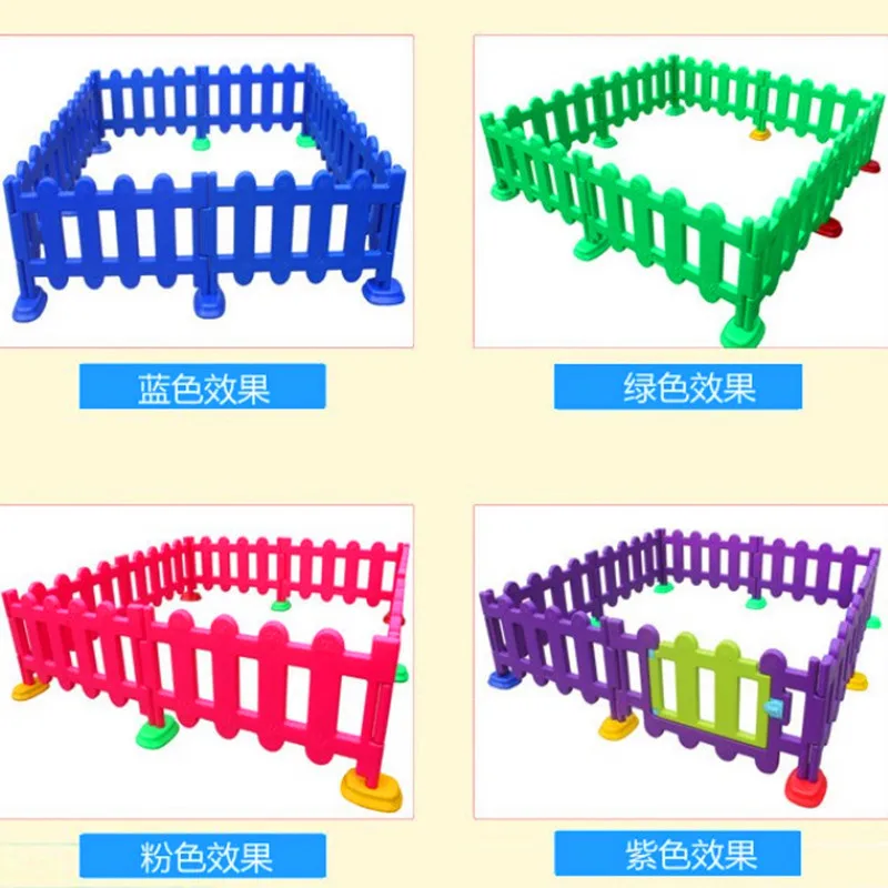 

Kindergarten plastic fence Children's Outdoor Roller Skating removable fence Playground Safety Game isolation fence