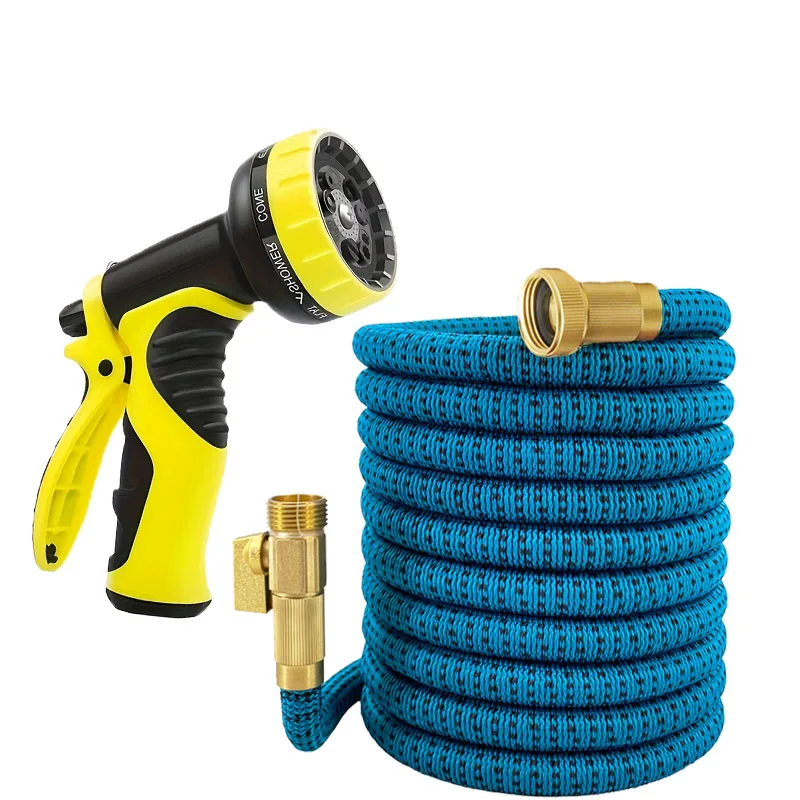 

Масштабируемый волшебный шланг, автомойка высокого давления, 10-функциональный распылитель, ирригационный шланг для дома и сада, садовые принадлежности