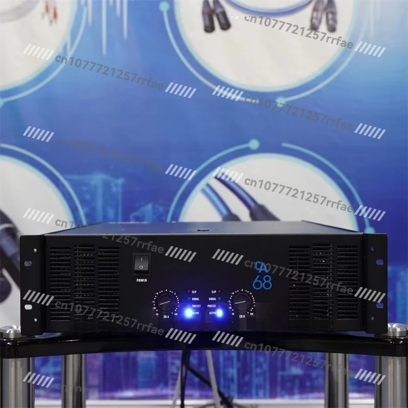CA68 Professional Power Amplifier Pure Power Amplifier 2 channels (3u) KTV/8Ohm/2900w * 2/4Ohm 5800W * 2