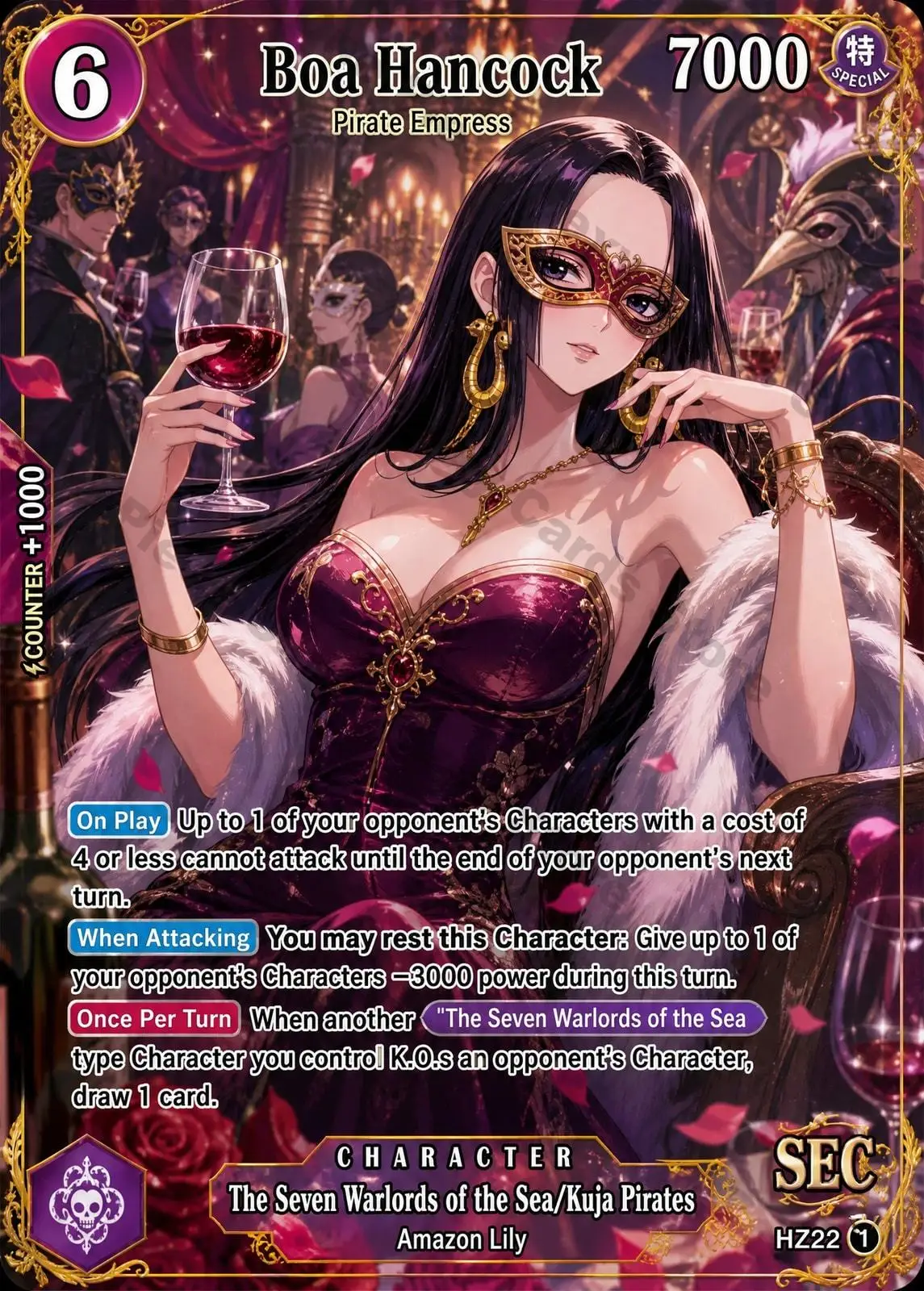 5Pcs One Piece Cards OTCG Card Anime Style Full Boa Hancock Kozuki Hiyori Nico Robin Collection Cards One Piece Card Game Gift