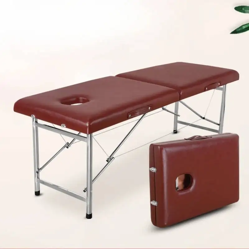 

Специальная массажная кровать для осмотра, физиотерапия, складная массажная кровать для красоты, портативная металлическая мебель для салона Camilla Masaje WZ50MB