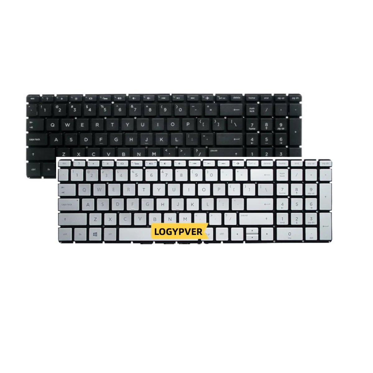 

US Keyboard For Hp TPN-W129 Q192 Q190 Q201 Q193 I113 C139 W126 W127 English Laptop Black White Silver