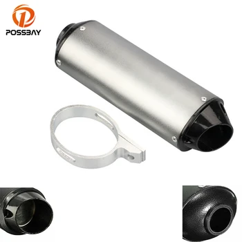 Universal motorcycle exhaust pipe muffler for 90-160CC ATV Honda adopt zinc zinc china Pit dirt bike tail tube muffler system