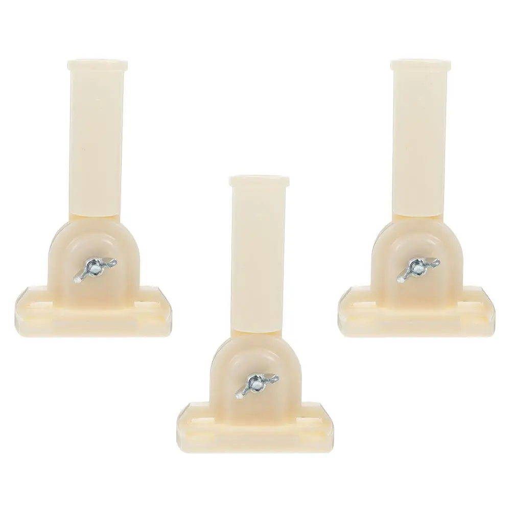 3Pcs Flagpole Base Wall Mount Adjustable Outdoor Flagpole Bracket Holder Support Stand for National Day Celebration Shop Window