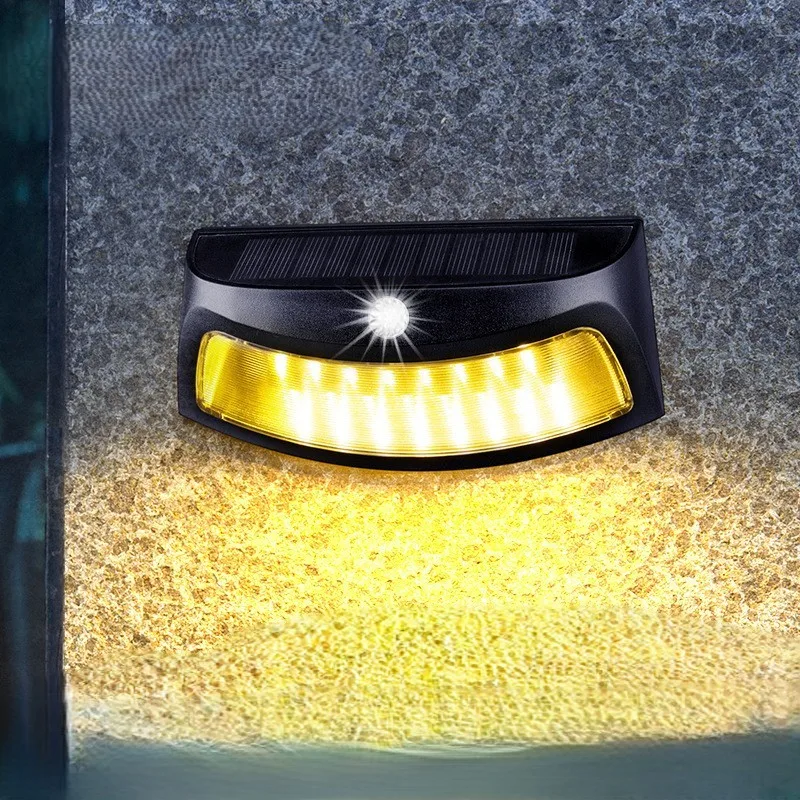 

Solar wall lamp outdoor courtyard waterproof lighting LED light controlled solar wall lamp