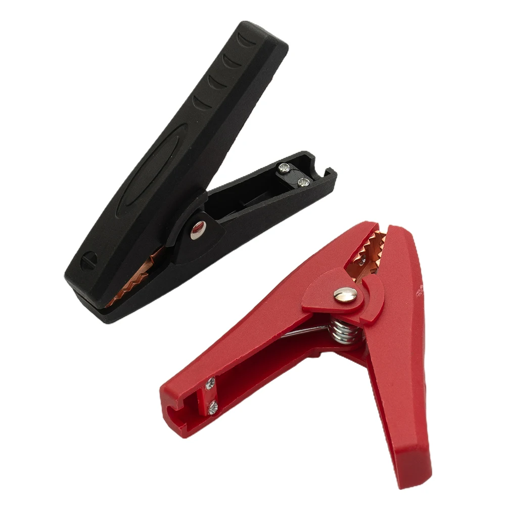 Kits for alligator Clips For Electrical Engineering Black & Red Car Connectors Steel/PVC Voltage Testers 2pcs/Set 90mm