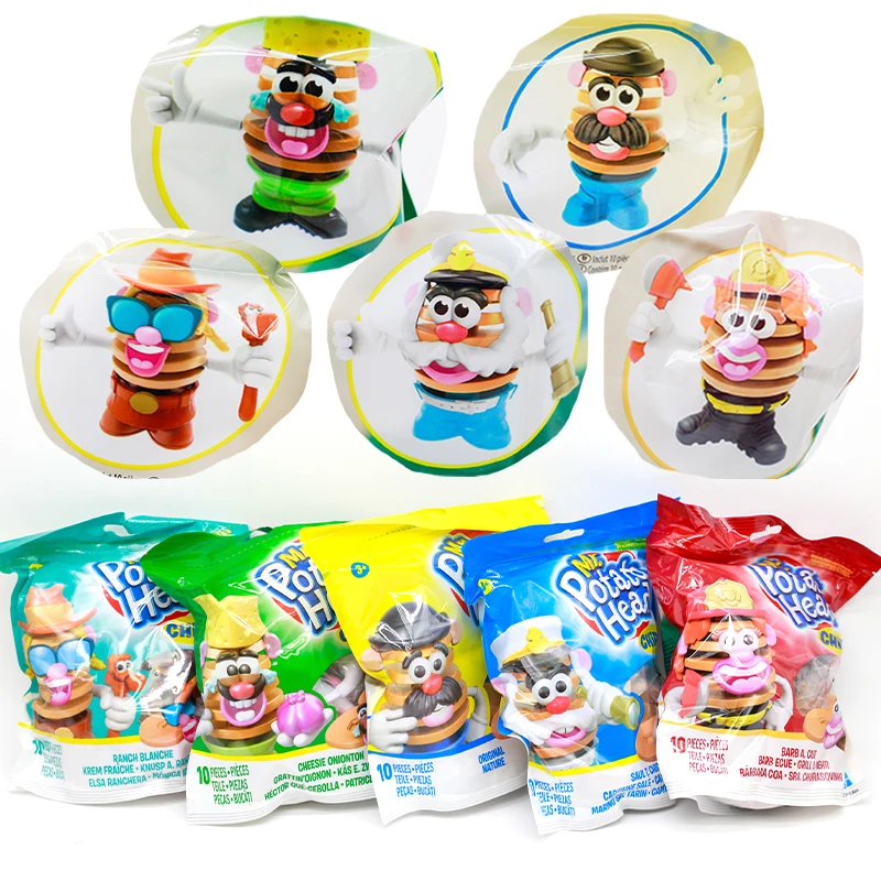 هاسبرو حقيقية السيد رقائق رأس البطاطس حقيبة أعمى الجبن الكابتن مزرعة رجال الاطفاء الجمعية المفاصل يمكن أن تتحرك نموذج كبسولة اللعب