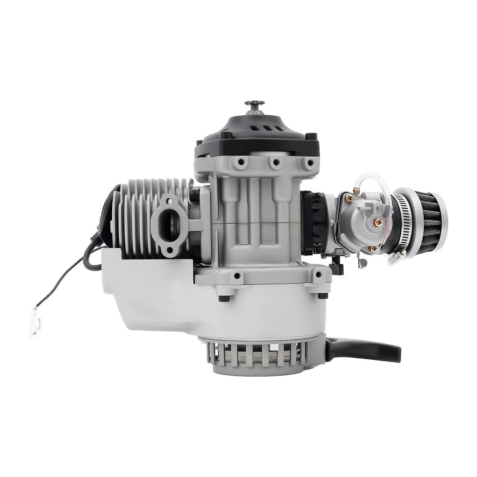 49cc 2-Takt-Einzylindermotor, luftgekühlt, elektronische Zündung, für 49cc Mini-Motorrad, als Ersatzmotor geeignet. – Detail 9