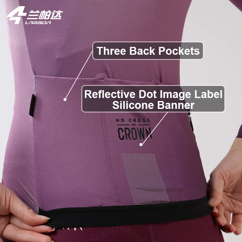 LAMEDA ผู้หญิงเสื้อเจอร์ซีย์นักปั่นฤดูใบไม้ผลิระบายอากาศได้ดีจักรยานเสือหมอบแขนยาวขี่จักรยานเสื้อแห้งเร็วไบค์เกอร์ท็อปเสื้อผ้า MTB