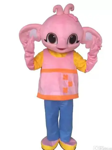 New Adult Halloween Christmas Elephant Mascotte Fancy Cartoon Mascot Costume Plush Fancy Dress Mascot Costume