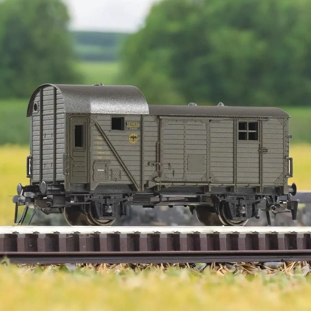 PIKO HO نوع 1/87 لعبة النقل 57704 DRG الجيل الثاني Boxcar جمع الحلي قطار نموذج الصبي لعبة هدية