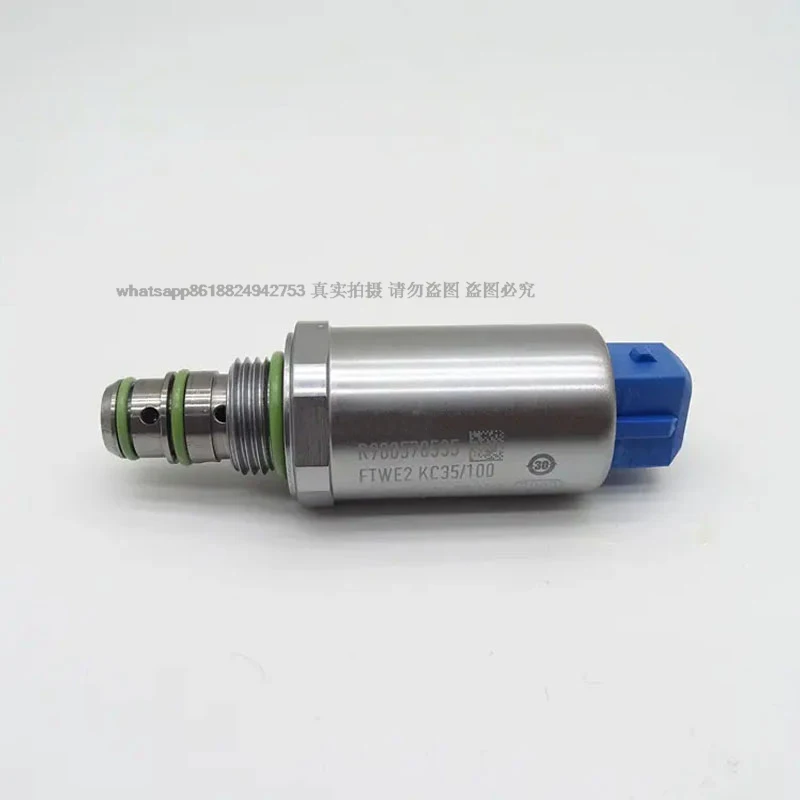 صمام لولبي 24V Excavator FTWE2KC35/100 Pressure Reducing Valve for Rexroth Proportional Solenoid Valve R900578535 الهواء المضغوط — تفصيل 3