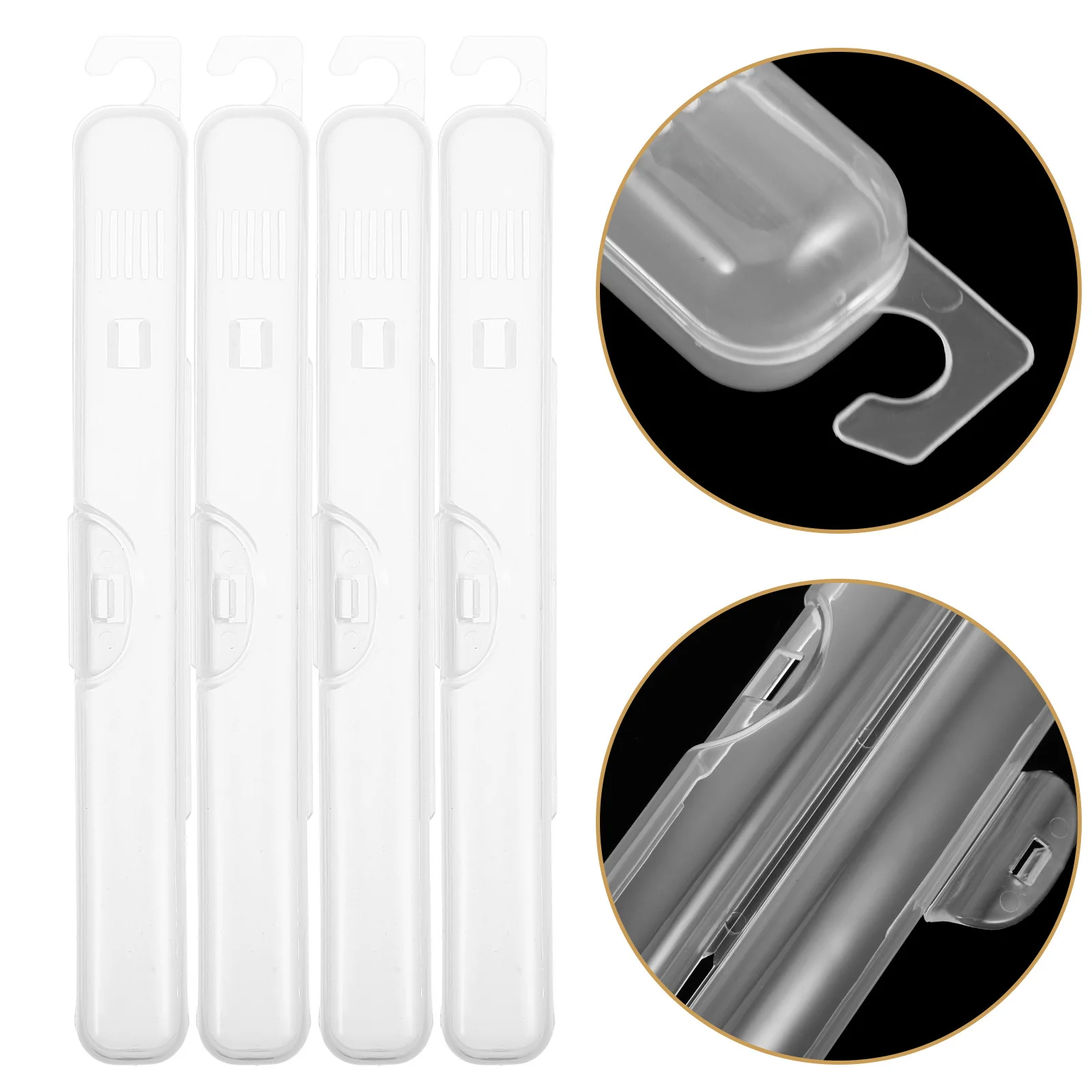 

10Pcs Toothbrush Storage Case Portable Toothbrush Container for Travel Camping Outdoor Use Prevents Deformation and Breeding