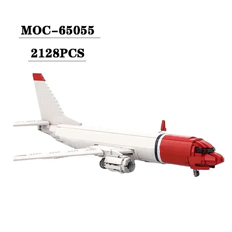 

Building Block MOC-65055 Aviation Aircraft Assembly Model 2128PCS Adult and Child Puzzle Education Birthday Christmas Toy Gift