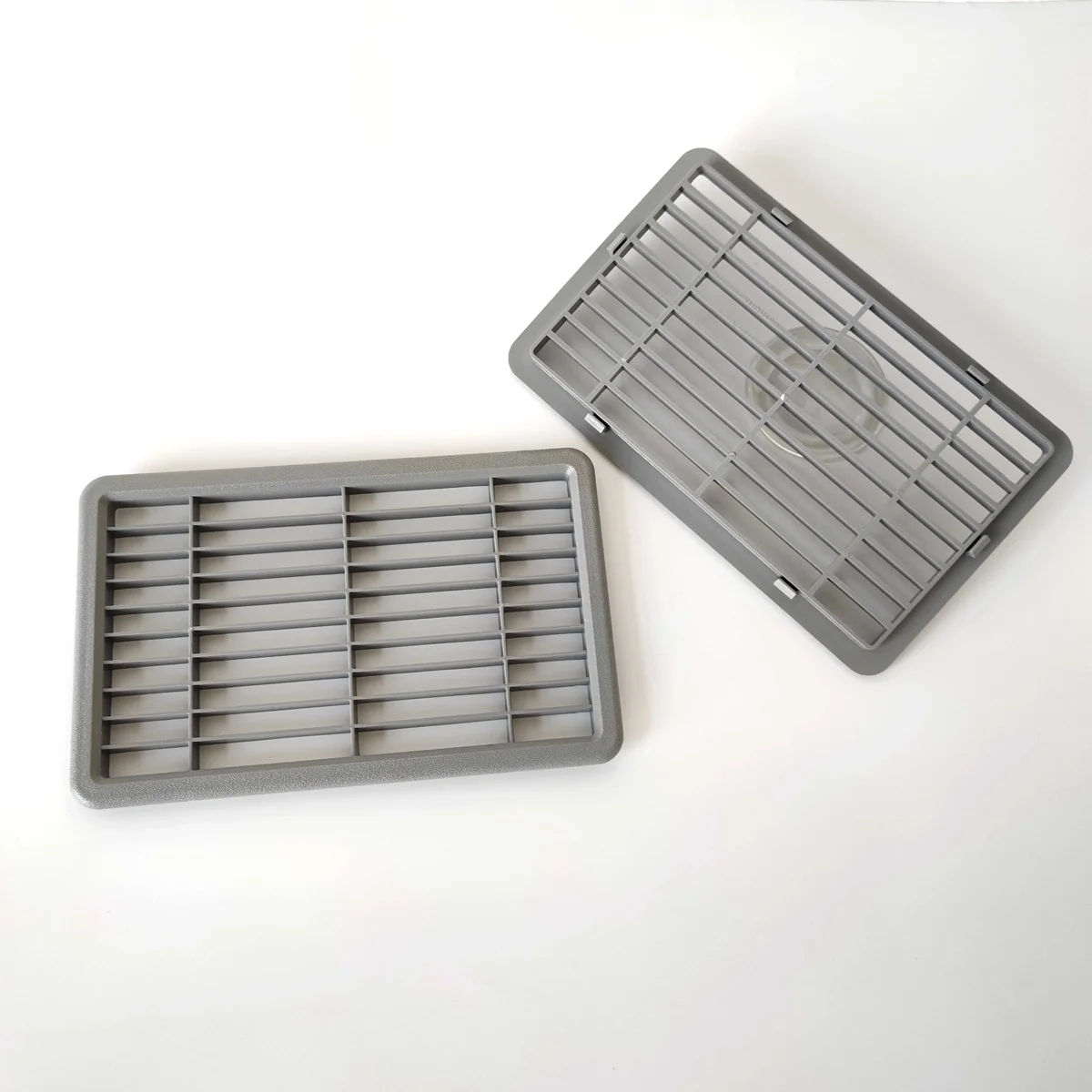 2Pcs Plastic Rectangular Air Vent Grille Cover Cabinet RV Caravan