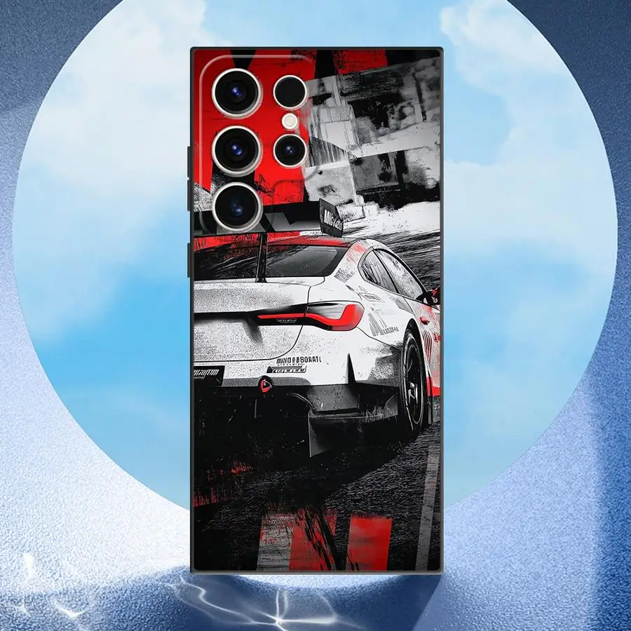 Case for Samsung Galaxy S26 Ultra S25 Plus S20 FE Note 20 10 S21 S22 S24 S23 Phone Cover JDM Sport Car view 4