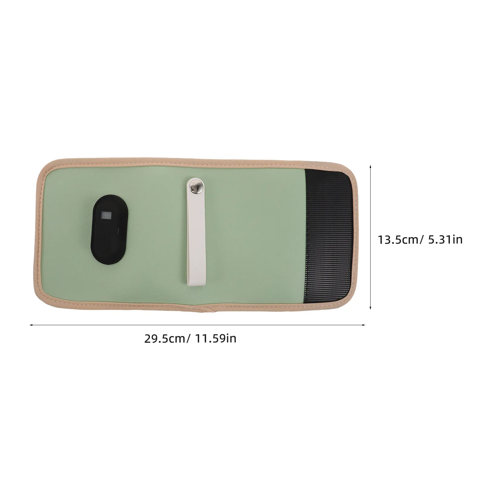 Scaldabiberon in Pelle PU con USB, Custodia Riscaldante per Biberon con Controllo della Temperatura e Display Digitale