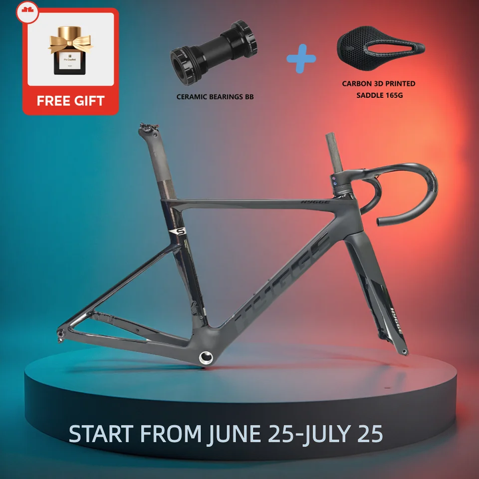 HYGGE Aerodynamic EPS molded carbon frame MODEL S CARBON FRAME