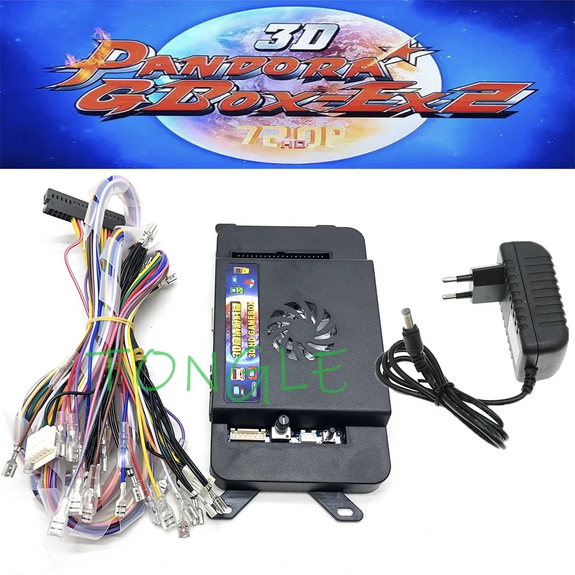 

2021 New 3D Pandora GBOX EX2 4300 In 1 Family Version Box Arcade Game Board Console PCB 720P VGA+HDMI Video Game USB Controller