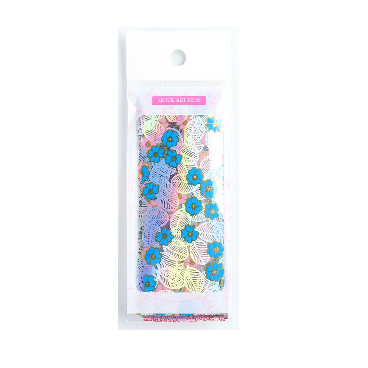 Feuilles de transfert de fleurs en dentelle pour Nail Art, holographique, argenté, Rose, géométrie, feuille, Image, décor papillon Simple, feuilles complètes, 2 paquets