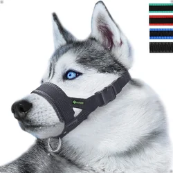 Anti Barking Dog Muzzle Small Large Medium Dogs Breathable Pet Mouth Muzzles Stop Chewing Dogs Straps Dog Accessories Products