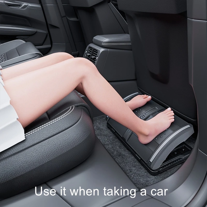 Car passenger rear seat modification footrest business car footrest stool support leg dragging pedal 5