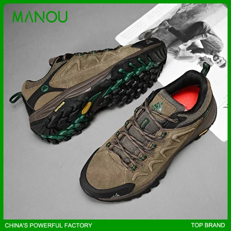 

Men‘s Outdoor Hiking Shoes Tourist Trekking Sneakers Mountain Climbing Trail Jogging Shoes