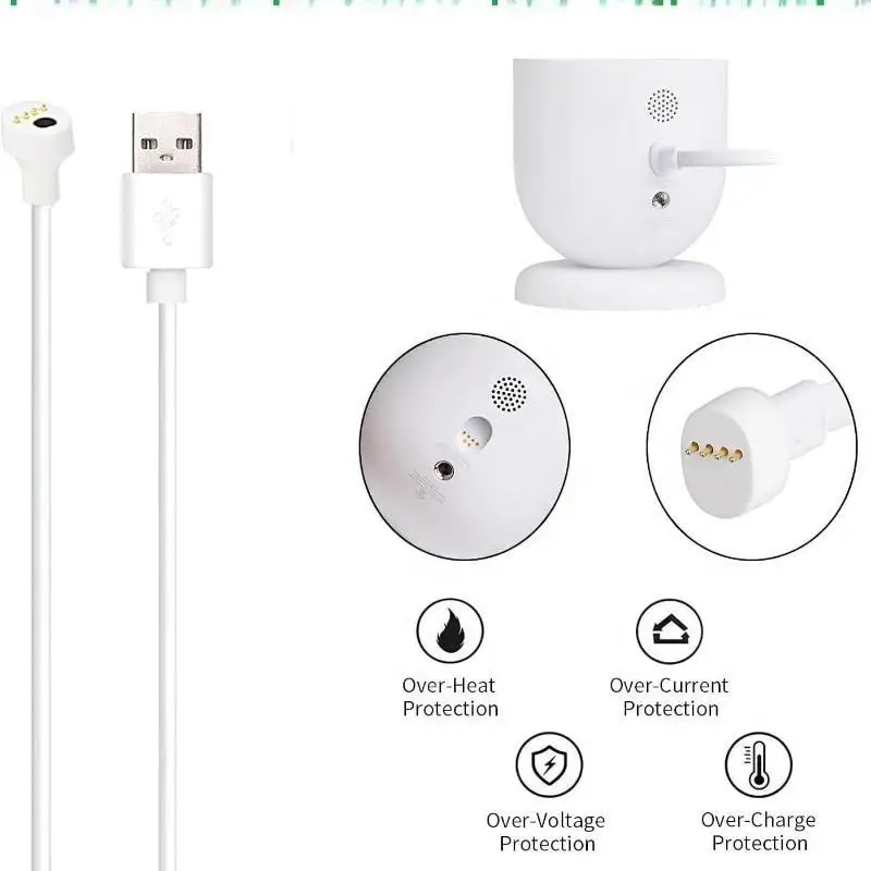 (HB05)1 PCS 2m Weatherproof Charge Cable For Nest Cam (Battery) Outdoor With USB Port Fast Charger
