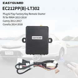 EASYGUARD Remote Starter Kit  fit for Toyota RAV4/ Corolla 13-18/Camry(Hybrid) 12-17/Avalon 15-17/Levin 14-18/Prius 16-17