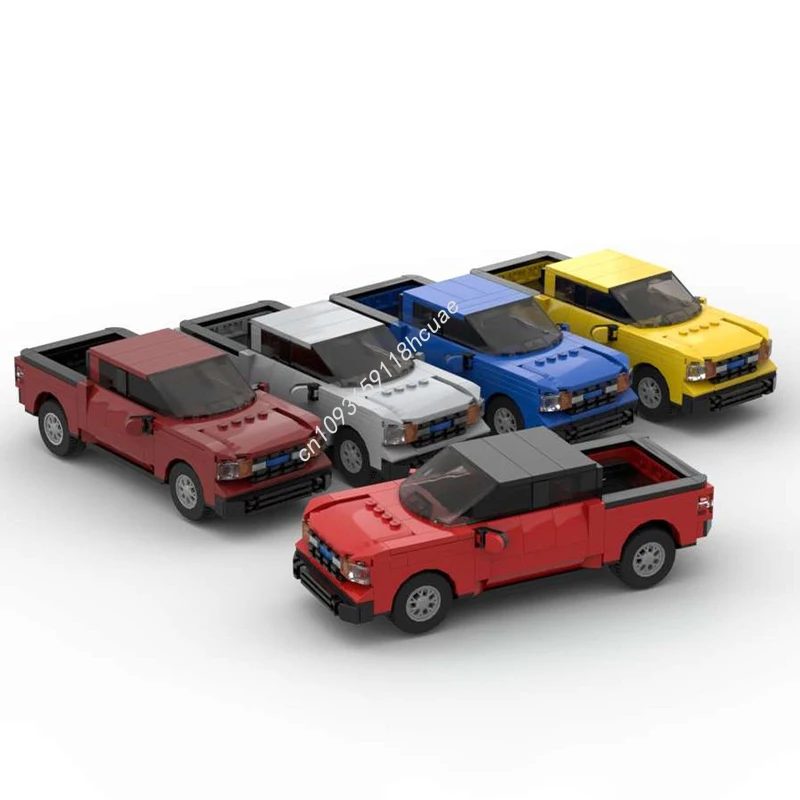 

1668 шт. MOC 2022 встроенный прочный набор Maverick из пяти цветов City Champions супер автомобиль строительные блоки коллекции рождественских подарков