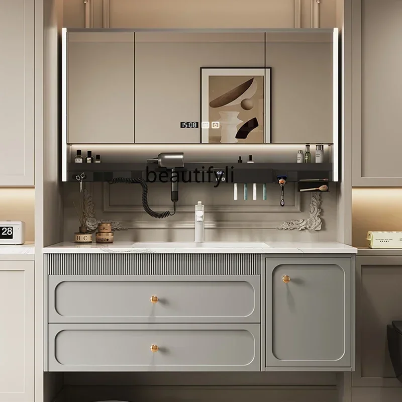 

55New Arrivals h Ceramic Whole Washbin Bathroom Cabinet Bathroom Washbasin Wash Basin Light Luxur Washstand S03