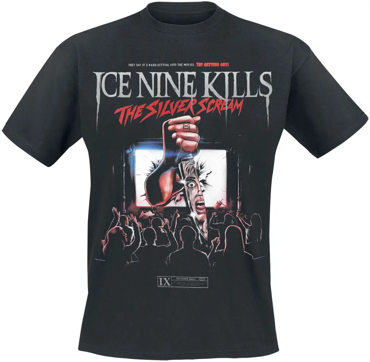 Pigment  Ice Nine Kills Band T-Shirt Cotton Graphic Tee Men Women Summer Streetwear