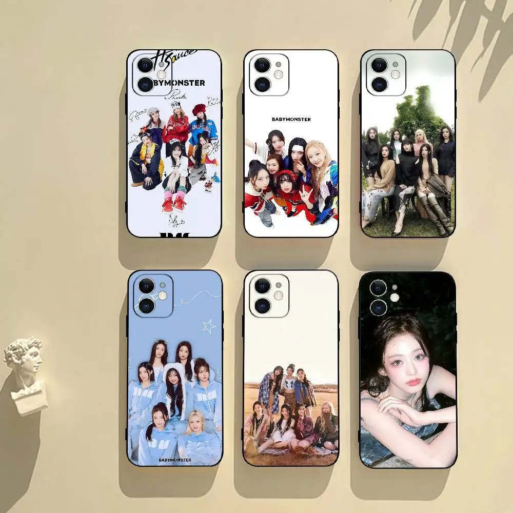 

D-BabymonsterS Phone Case Black Phone Case For IPhone 17/16/15/13/14 Pro Max/ 11Plus/X/Xr/Xs Max 13mini