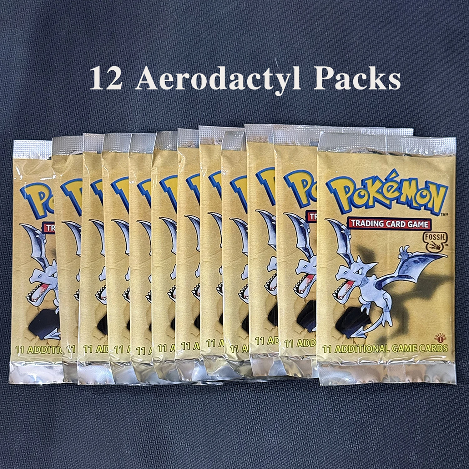 11 kaarten/pakket PTCG Booster Packs Proxy Card Jungle/Fossil/Base Set Charizard Blastoise Venusaur PKM bordspel verzamelkaarten